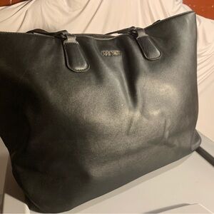 Nine West Black Leather Tote